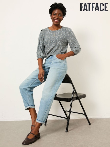 FatFace Penny Blue Vintage Ditsy Top (H60066) | €46