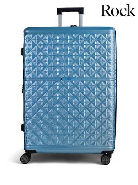 Albastru - Rock Luggage Large Maya Suitcase (H60221) | 819 LEI