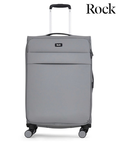 Gri - Rock Luggage Medium Harper Suitcase (H60222) | 708 LEI
