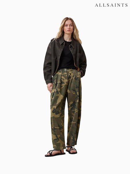 AllSaints Green Becca Denim Trousers (H60454) | R$ 1.570