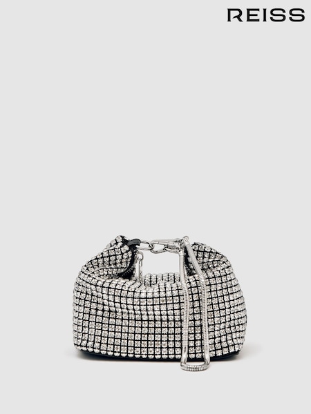 Reiss Leah Crystal Pouch Bag (H60481) | ‏274 د.إ.‏