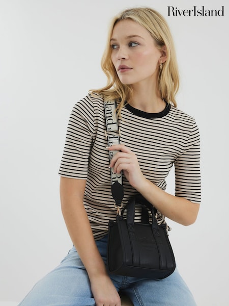 River Island Mini Embossed Tote Bag (H60731) | R$ 295