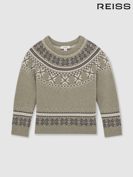 Reiss Sydney Crew Fairisle Jumper (H60857) | 70 €