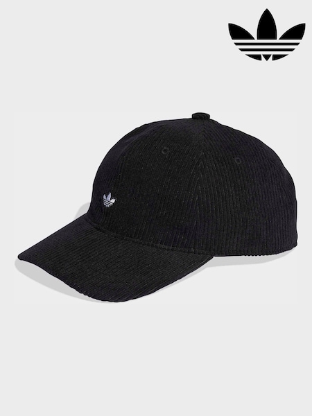 Negru - adidas Originals Corduroy Baseball Cap (H60903) | 171 LEI