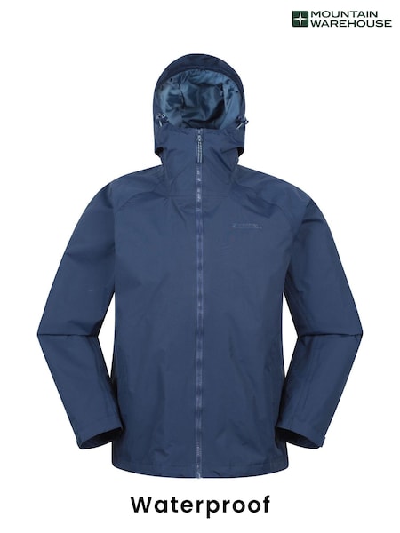 Mountain Warehouse Blue Mens Gateley Waterproof Jacket (H60984) | €78
