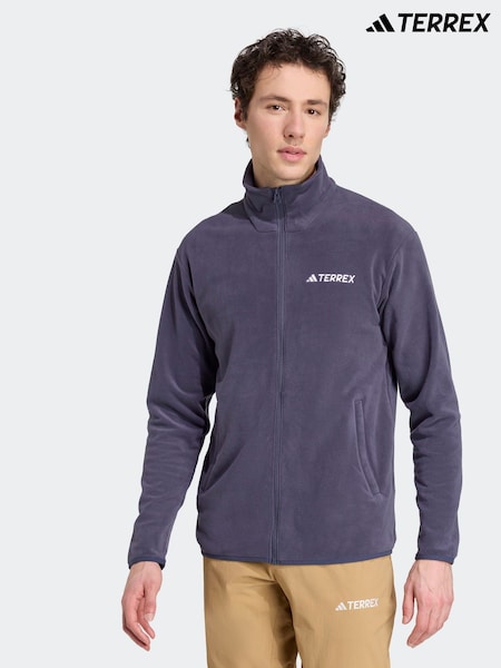 adidas Blue Terrex Multi Essentials Full Zip Fleece Jacket (H60986) | €57