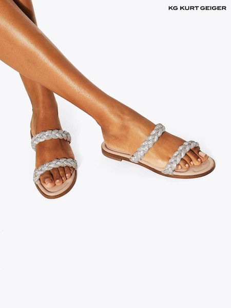 KG Kurt Geiger Chrome RILEY2 Sandals (H61227) | €140