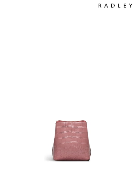 Radley Small Pink Dukes Place Faux Croc Compartment Cross-Body  Bag (H61314) | €253