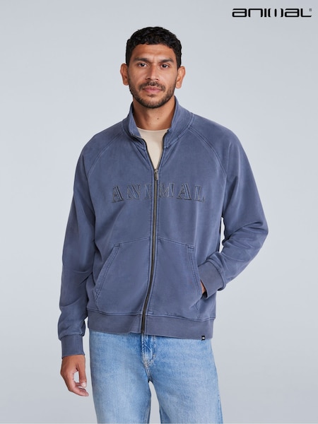 Animal Blue Mens Liam Zip Sweatshirt (H61353) | R$ 485