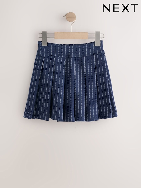 Navy Blue Stripe Pleated Skirt (3-16yrs) (H61686) | 54 QAR - 79 QAR