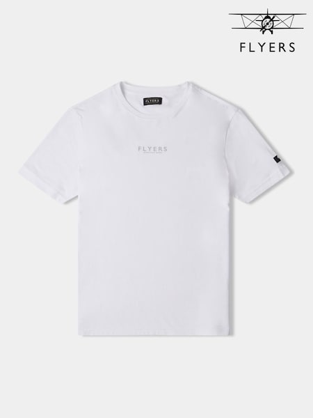 Flyers Mens Print White T-Shirt (H61837) | 1 202 грн