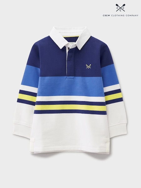 Crew Clothing Blue Cotton Rugby Sweatshirt (H61904) | R$ 295 - R$ 375