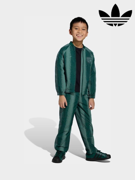 adidas Originals Green Minecraft Little Kids Tracksuit (H61917) | AED291