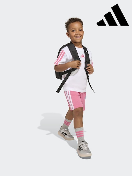 adidas Essentials T-Shirt and Shorts Little Kids Set (H61945) | ‏126‏₪