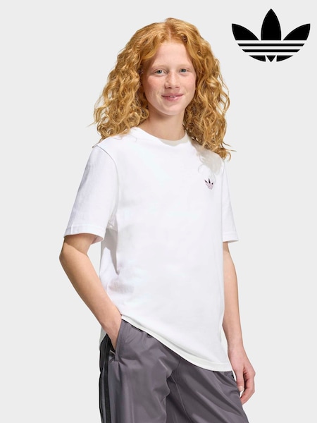 adidas originals Oversized Back Print T-Shirt (H62026) | 134 LEI