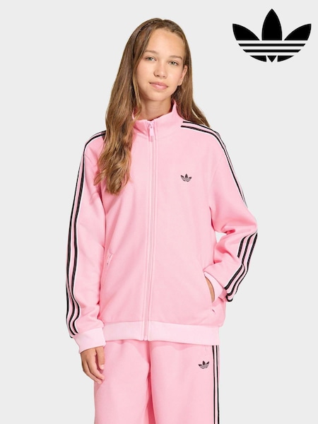 adidas Originals Pink Firebird Track Jacket (H62047) | SGD 68