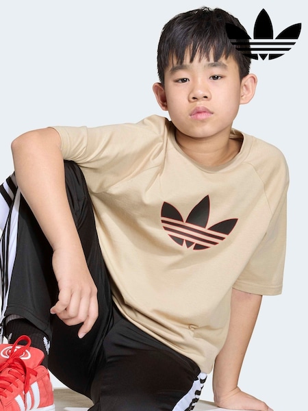 adidas Originals Trefoil Oversized T-Shirt (H62069) | ‏91‏₪