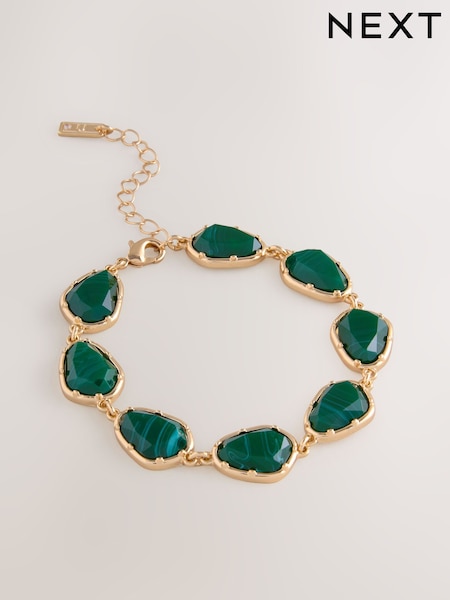 Green Jewel Stone Bracelet (H62098) | 63 QAR