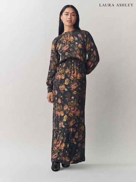 Laura Ashley Viscose Maxi Occasion Dress (H62646) | 708 LEI