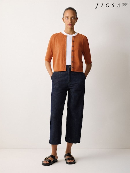 Jigsaw Cotton Luxe Half Sleeve Cardigan (H62880) | 106 €