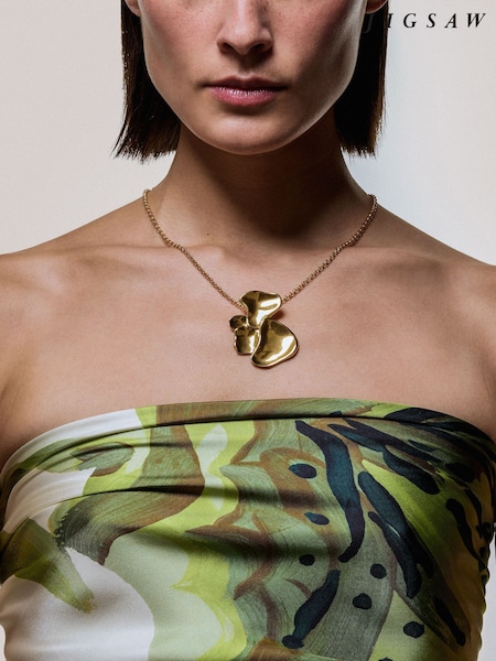 Jigsaw Gold Deconstructed Petals Pendant (H62882) | €108