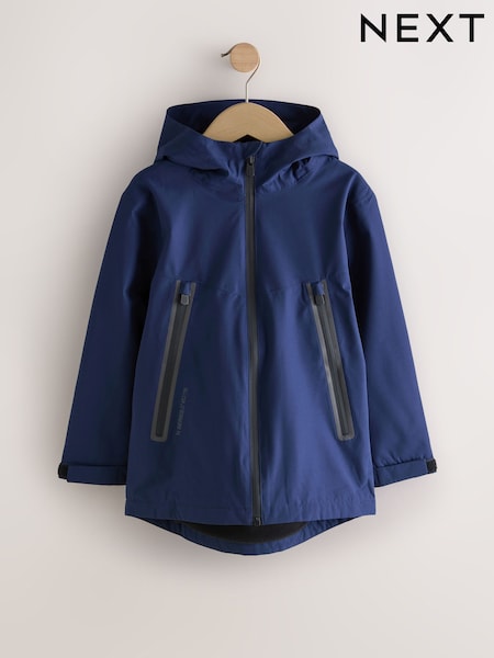 Navy Blue Waterproof Fleece Lined Hooded Jacket (3-17yrs) (H62939) | R$ 335 - R$ 460
