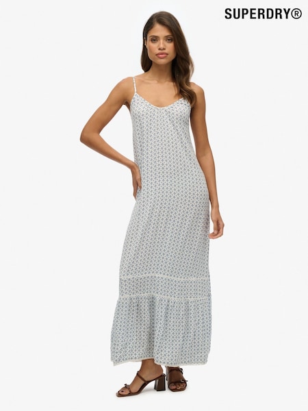 Superdry Blue Cami Maxi Dress (H63029) | €80