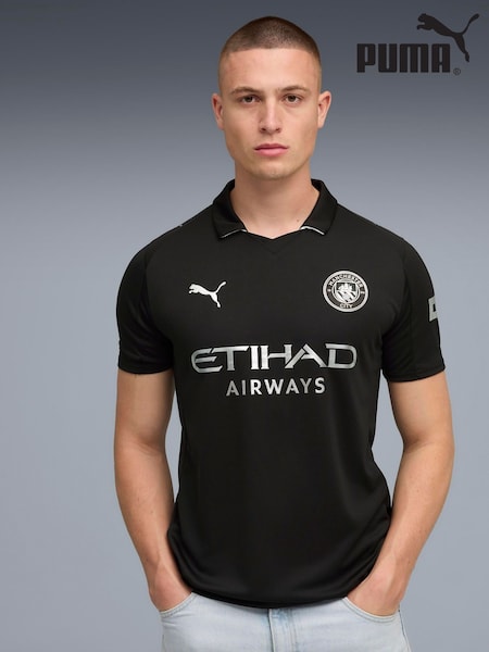Puma Black Mens Manchester City 25/26 Away Football Shirt (H63496) | €108