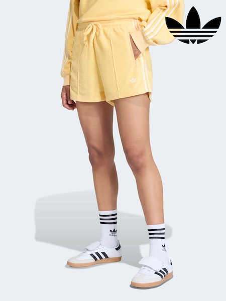 adidas Originals Yellow Towel Firebird Shorts (H63823) | SGD 68
