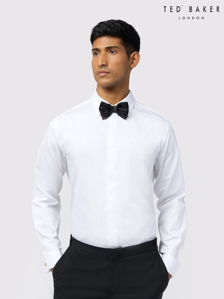 Ted Baker Tailoring Slim Ottila Stretch Dc White Shirt (H63850) | R$ 680