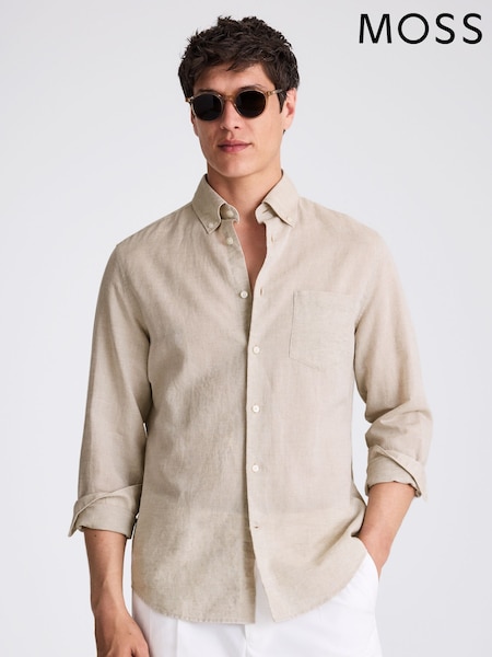 MOSS Lightweight Linen Shirt (H63873) | R$ 495