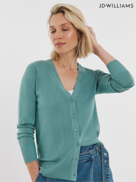 JD Williams Blue V-Neck Cardigan (H64100) | €28