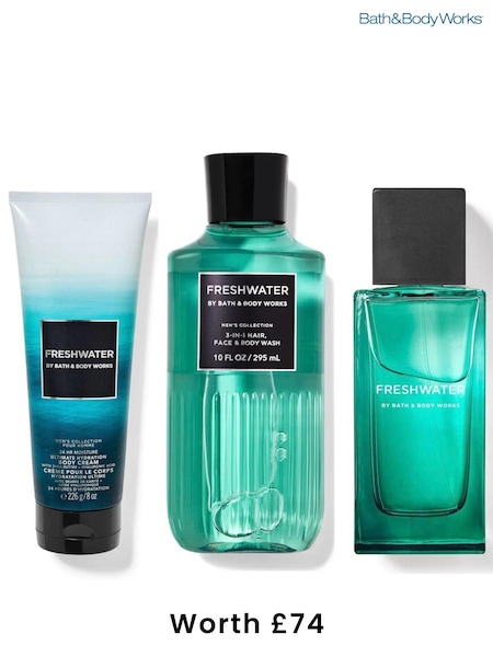 Bath & Body Works Mens Works Freshwater Gift Set (H64431) | €69