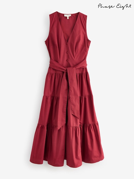 Phase Eight Clarissa Midi Dress (H64499) | R$ 1.085