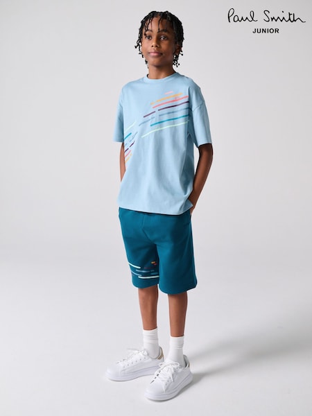 Paul Smith Junior Tonal T-Shirt and Shorts Set (H64522) | AED354