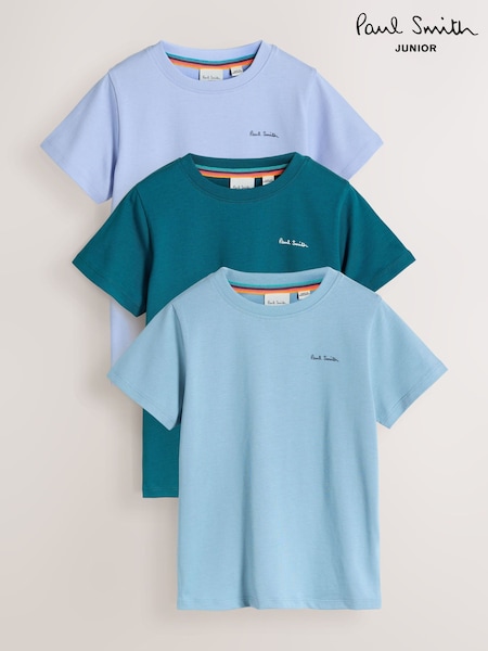 Paul Smith Junior Signature T-Shirts 3 Pack (H64798) | $80
