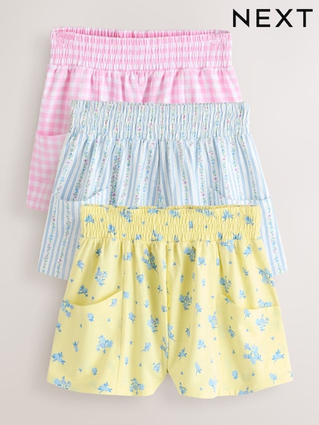 Pink/Blue/Yellow Ditsy - Throw On Holiday Shorts (3-16yrs) (H65164) | ‏76 د.إ.‏ - ‏ 107‏ د.إ.