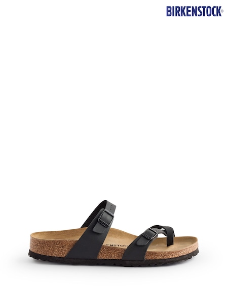 Schwarz - Birkenstock Mayari Birko Flor Sandals (H65275) | 125 €
