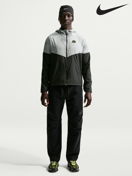 Nike Black Grey Sportswear Lightweight Running Jacket (H65276) | kr1 680