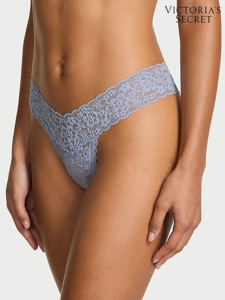 Victoria's Secret Blue Grey Thong Sparkle Knickers (H65330) | €13