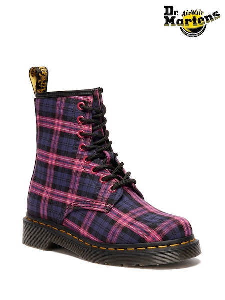 Dr. Martens Pink 1460 Tartan Shoes (H65360) | €199