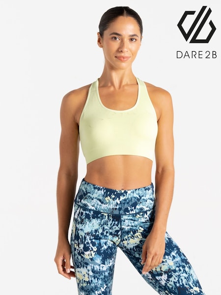 Dare 2b Green Womens Don't Sweat It II Sports Bra (H65485) | €22.50