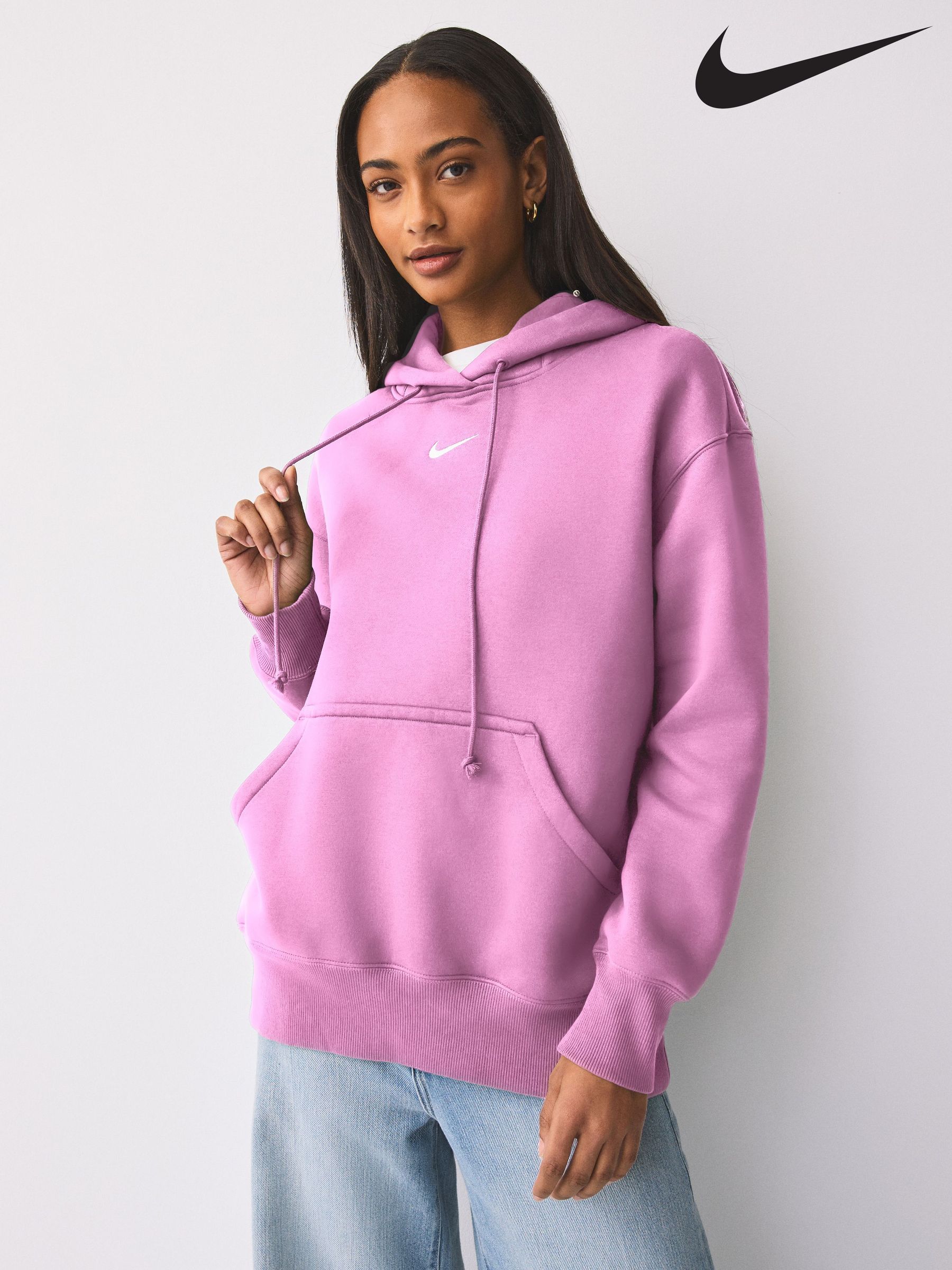pink purple nike hoodie
