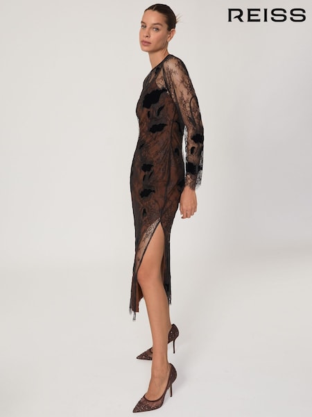 Reiss Black Lulu Dress (H65962) | €425