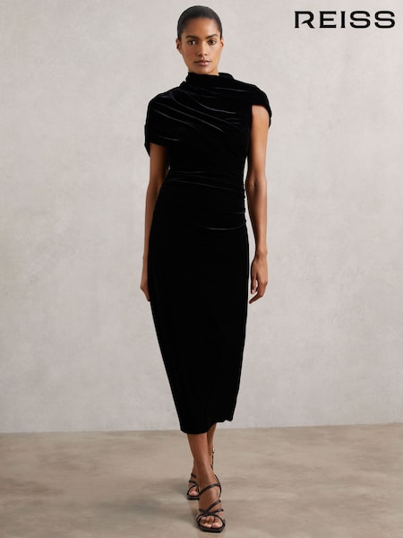 Reiss Black Nara Dress (H65973) | R$ 1.775