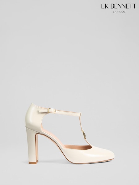 LK Bennett Almina Leather Oloid Maryjane Open Courts (H66141) | 2,450 LEI
