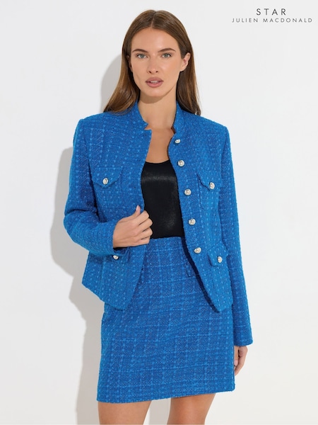 Star by Julien MacDonald Blue Boucle Jacket (H66158) | €108