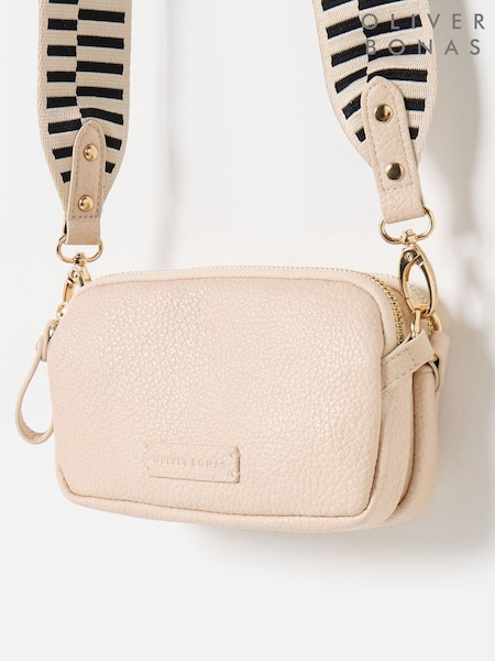 Oliver Bonas Cream Naha Cross-Body Bag (H66325) | R$ 415
