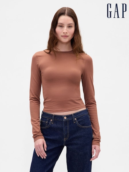Gap Brown CloseKnit Jersey T-Shirt (H66429) | €17.50