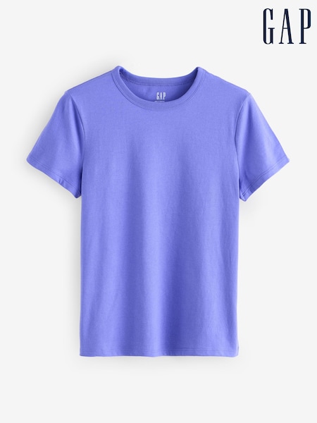 Gap Purple Crew Neck Favourite Cotton Short Sleeve T-Shirt (H66439) | €15